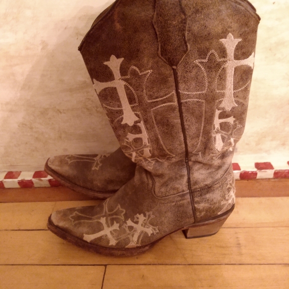 Circle G Women's Cowboy Boots - Picture 2 of 5